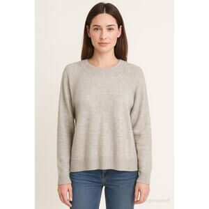 Asos Design Ecru Beige Crewneck Raglan Sleeve Sweater – Size UK 16  XL